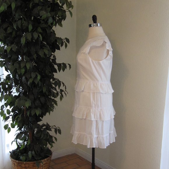Gal Meets Glam Anna Ruffle Tiered Mini Dress NWT - Picture 7 of 12